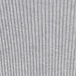 Ribbed Roll Neck Jumper, GREY, swatch