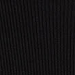 Ribbed Roll Neck Jumper, BLACK, swatch