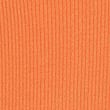 Cotton Rich Ribbed Collared Knitted Top, TANGERINE, swatch