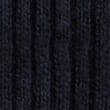 Knitted Ribbed Crew Neck Cardigan, MIDNIGHT NAVY, swatch