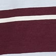 Pure Cotton Striped Long Sleeve Rugby Top, BURGUNDY MIX, swatch