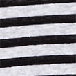 Linen Rich Striped V-Neck T-Shirt, BLACK MIX, swatch