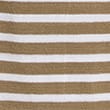 Pure Cotton Striped Drawstring Top, CARAMEL MIX, swatch