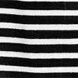Pure Cotton Striped Drawstring Top, BLACK MIX, swatch