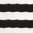 Striped Pointelle Crew Neck T-Shirt, BLACK MIX, swatch