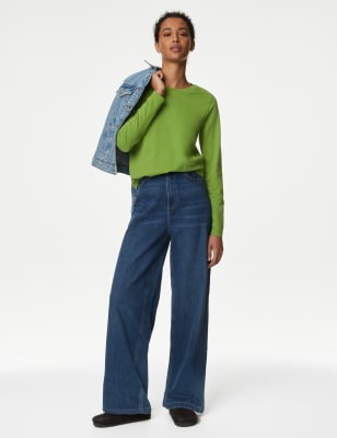

M&S Collection Camiseta 100% algodónWomens - Bright Green, Bright Green
