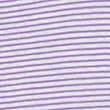 Linen Blend Striped V-Neck Top, PURPLE MIX, swatch
