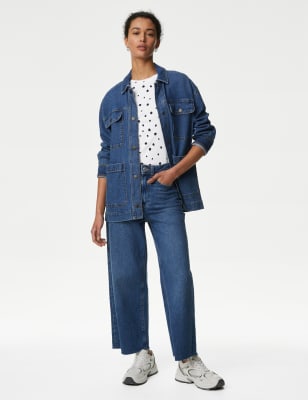 

M&S Collection Camiseta estampada 100% algodónWomens - White Mix, White Mix