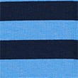 Cotton Rich Striped Ribbed Top, NAVY MIX, swatch