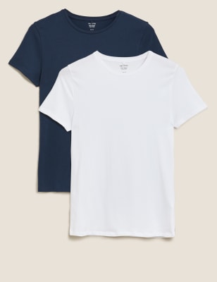 T-shirt Marks And Spencer Fille Gris – Coton, Taille 8-9 Ans, Col Rond, Imprimé
