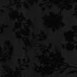 Jersey Flora Flockedl Midaxi Column Dress, BLACK, swatch