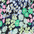Pure Cotton Ditsy Floral Midi Tiered Skirt, MULTI, swatch