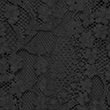 Cotton Blend Lace Knee Length Pencil Skirt, BLACK, swatch