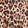 Jersey Animal Print High Neck Skater Dress, NATURAL MIX, swatch