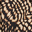 Animal Print V-Neck Midi Tea Dress, BROWN MIX, swatch