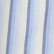 Pure Cotton Striped Midi Waisted Dress, BLUE MIX, swatch