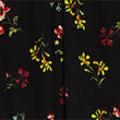 Floral Ruffle Midi Dress, BLACK MIX, swatch