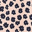 Ditsy Floral Midi A-Line Skirt, PINK MIX, swatch