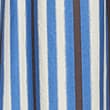 Pure Cotton Striped Shirred Midi Dress, BLUE MIX, swatch