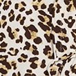 Pure Cotton Printed Tie Front Top, BROWN MIX, swatch