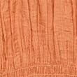 V-Neck Shirred Button Through Blouse, ORANGE, swatch