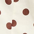 Polka Dot Lace Detail Button Through Top, IVORY MIX, swatch