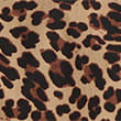 Pure Cotton Animal Print Slim Fit Top, BROWN MIX, swatch