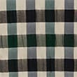 Cotton Blend Checked Top, GREEN MIX, swatch