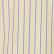 Pure Cotton Striped Round Neck Peplum Blouse Co Ord, YELLOW MIX, swatch