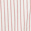 Pure Cotton Striped Lace Oversized Shirt, RED MIX, swatch