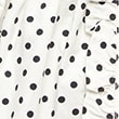 Pure Cotton Polka Dot Ruffle Detail Peplum Top, WHITE MIX, swatch