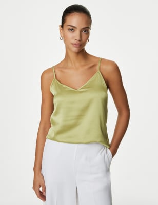 

Womens M&S Collection Satin Cami Top - Onyx, Onyx