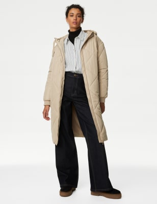Recycled Thermowarmth™ Puffer Coat | HUNTER GREEN | Coats | M&S GR
