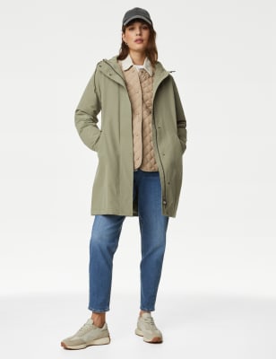 

Womens M&S Collection Stormwear™ Hooded Raincoat - Hunter Green, Hunter Green