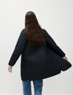 

Womens M&S Collection Thermowarmth™ Quilted Coat - Navy, Navy