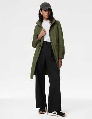 

Womens M&S Collection Leichter Parka im Utility-Stil mit Stormwear™ - Hunter Green, Hunter Green