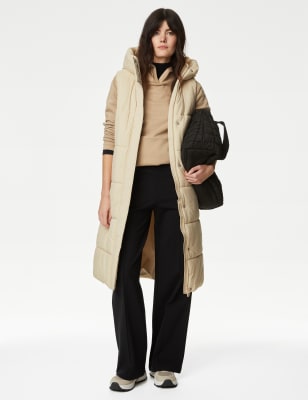 

Womens M&S Collection Thermowarmth™ Longline Gilet - Beige, Beige