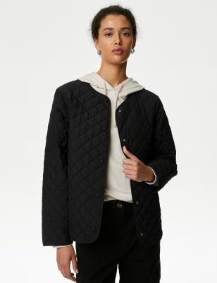 

Womens M&S Collection Recycled Thermowarmth™ Quilted Jacket - Black, Black