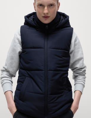 

Womens M&S Collection Thermowarmth™ Hooded Puffer Gilet - Midnight Navy, Midnight Navy