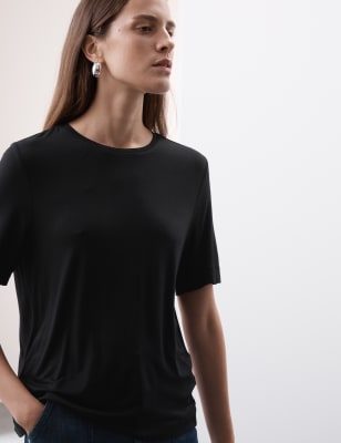 

Womens Autograph Jersey T-Shirt - Black, Black