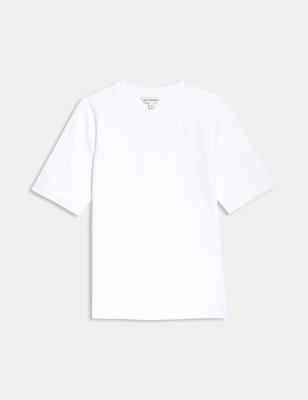 

Womens Autograph T-Shirt mit hohem Baumwollanteil - Soft White, Soft White