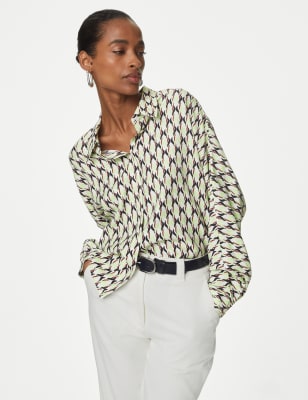 

Womens Autograph Printed Collared Shirt - Multi, Multi