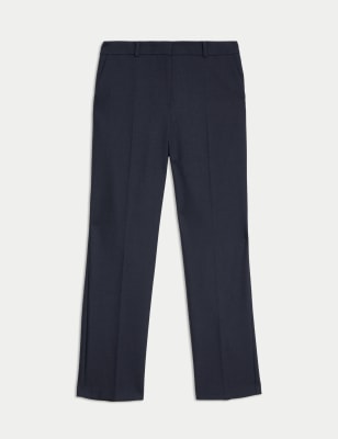 

Womens Autograph Straight Leg Trousers with Wool - Moondust, Moondust