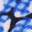 Printed Strappy Cross Back Crop Top, BLUE MIX, swatch