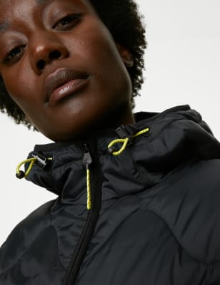 

Womens Goodmove Stormwear™ Hooded Puffer Jacket - Black, Black