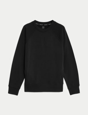 

Womens Goodmove Cotton Rich Crew Neck Sweatshirt - Black, Black