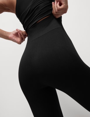 

Womens Goodmove Go Seamless High Waisted Gym Leggings - Black, Black