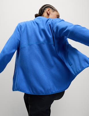

Womens Goodmove Thermal Zip Up Funnel Neck Fleece, Cobalt