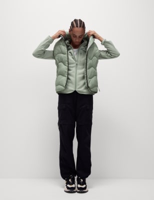 

Womens Goodmove Thermal Zip Up Funnel Neck Fleece - Light Verdigris, Light Verdigris