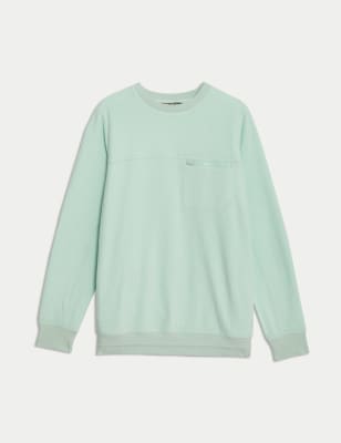 

Womens Goodmove Ultraheat™ Textured Crew Neck Sweatshirt - Light Green, Light Green